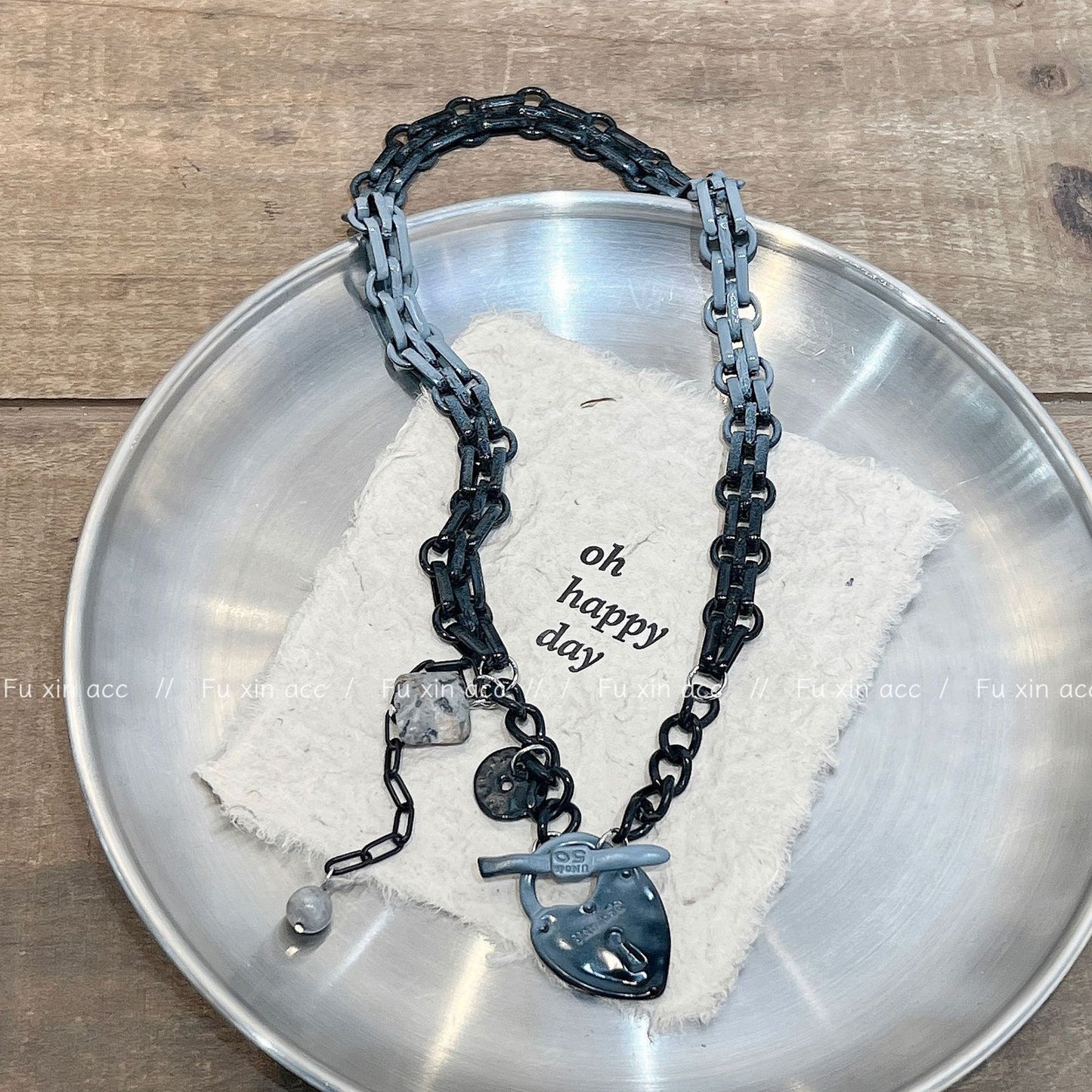 To Gray Love Tassel Sweet Cool Necklaces