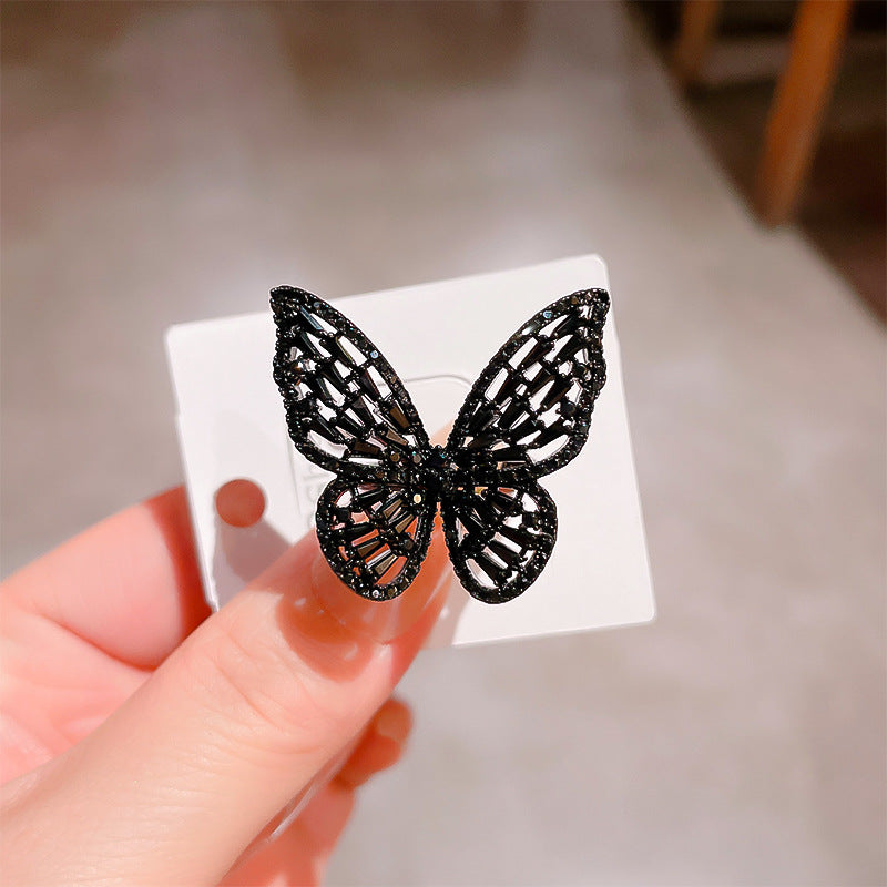 Luxury Super Fairy Zircon Butterfly Open Index Finger Rings