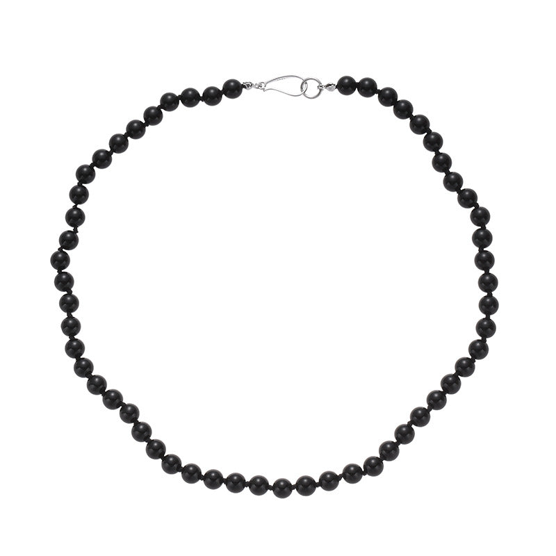 Colliers en œil de tigre de style ethnique rétro chinois Sier