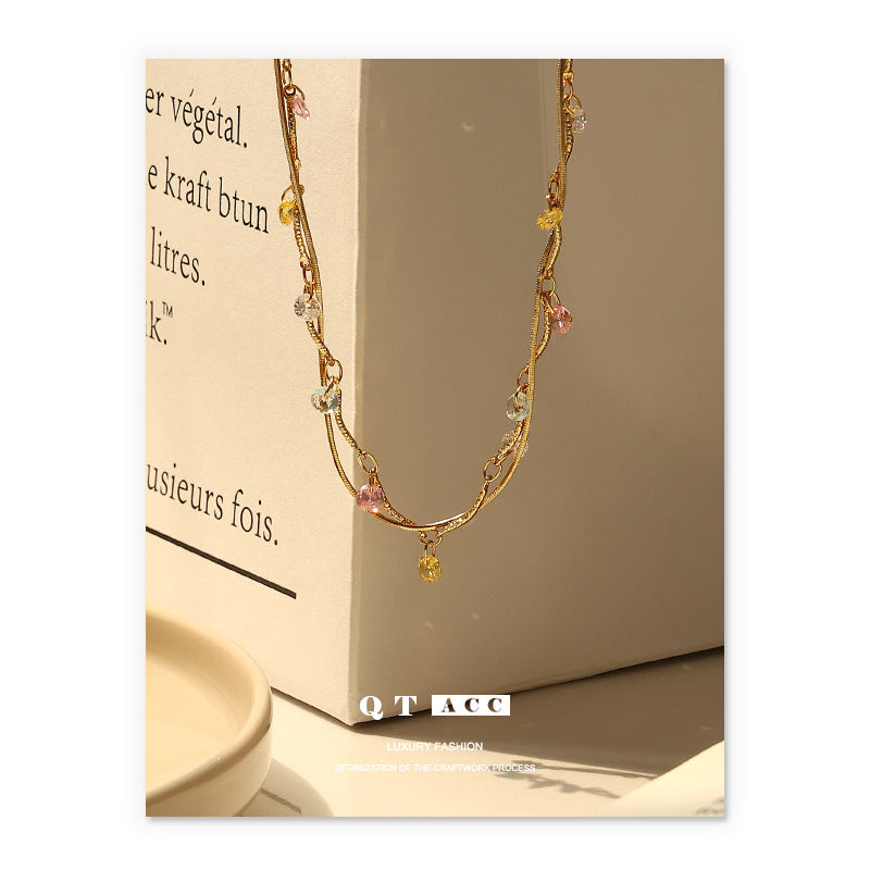 French Style Retro Exquisite Affordable Luxury Line Winding Necklaces