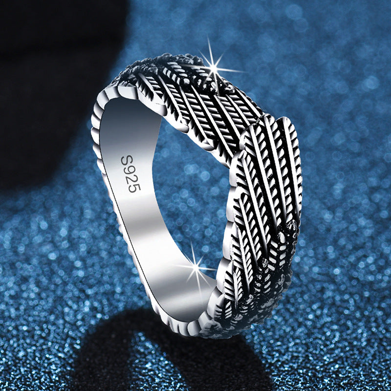 Women's & Men's Angel Wings For And Fashion Retro Trend Rings