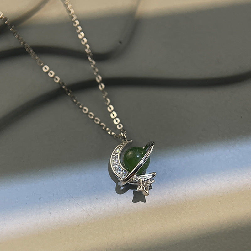 Super Fairy Planet Pendant Girly Style Light Luxury Necklaces