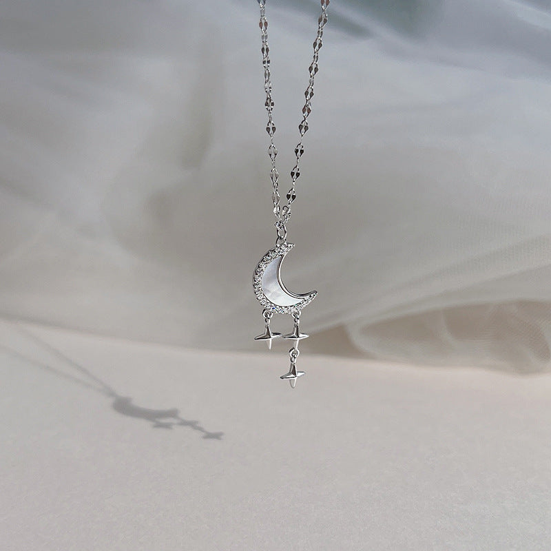 Colliers de clavicule de style de luxe abordables en argent sterling pour femmes