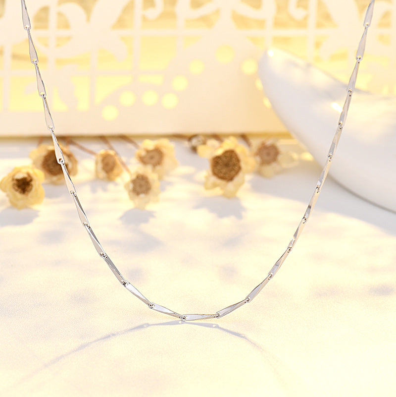 Colliers de graines de melon en argent pur plaqué cuivre