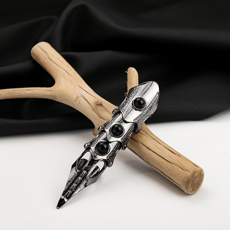 Übertriebene und personalisierte bewegliche Knuckle-Ringe mit Spikes