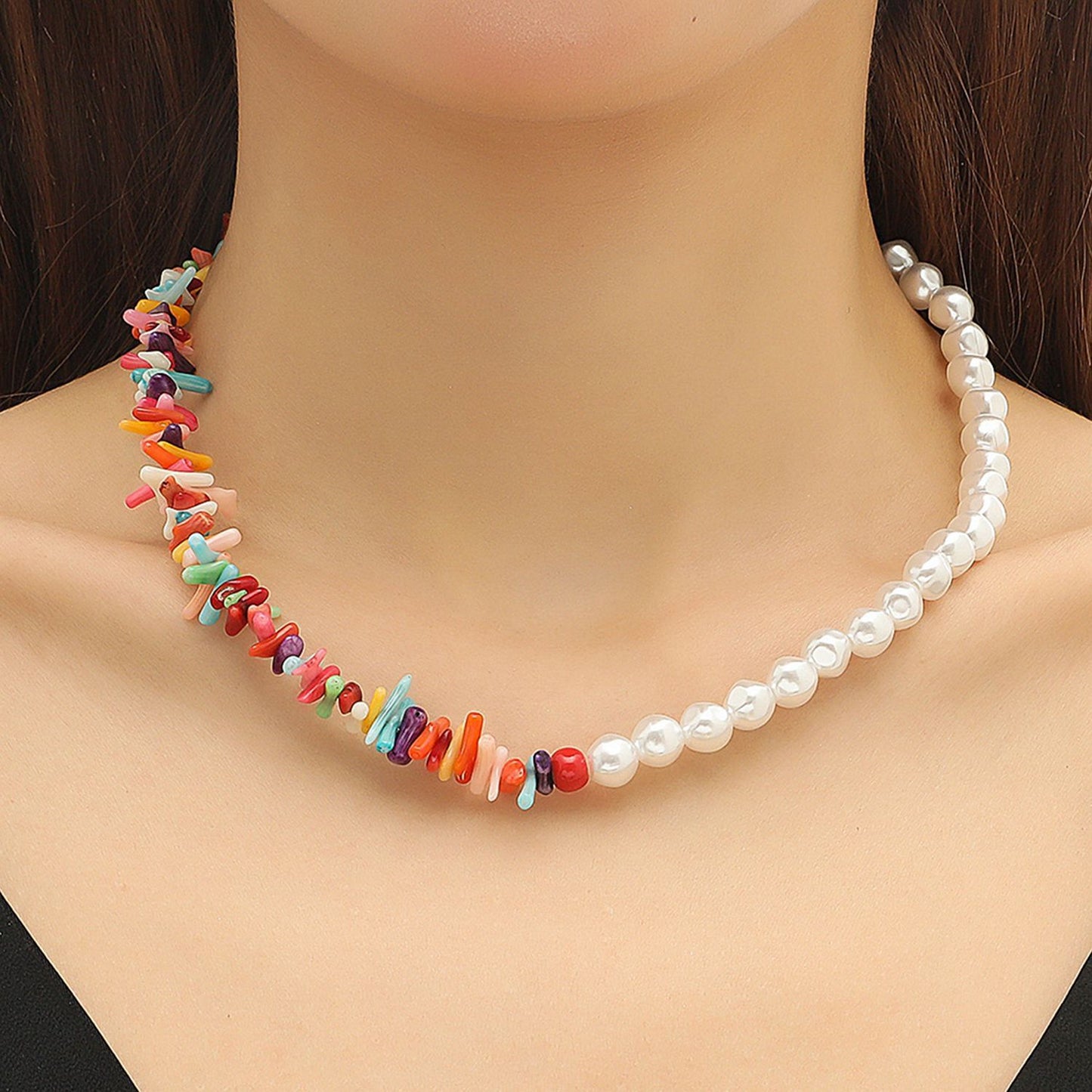 Women's Summer Seaside Design Sense Niche Clavicle Chain Necklaces