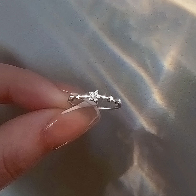 Bagues en Zircon pour femme, vent froid, haut sens
