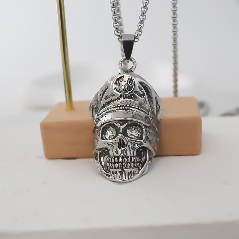 Steel Street Dark Style Alloy Skull Necklaces