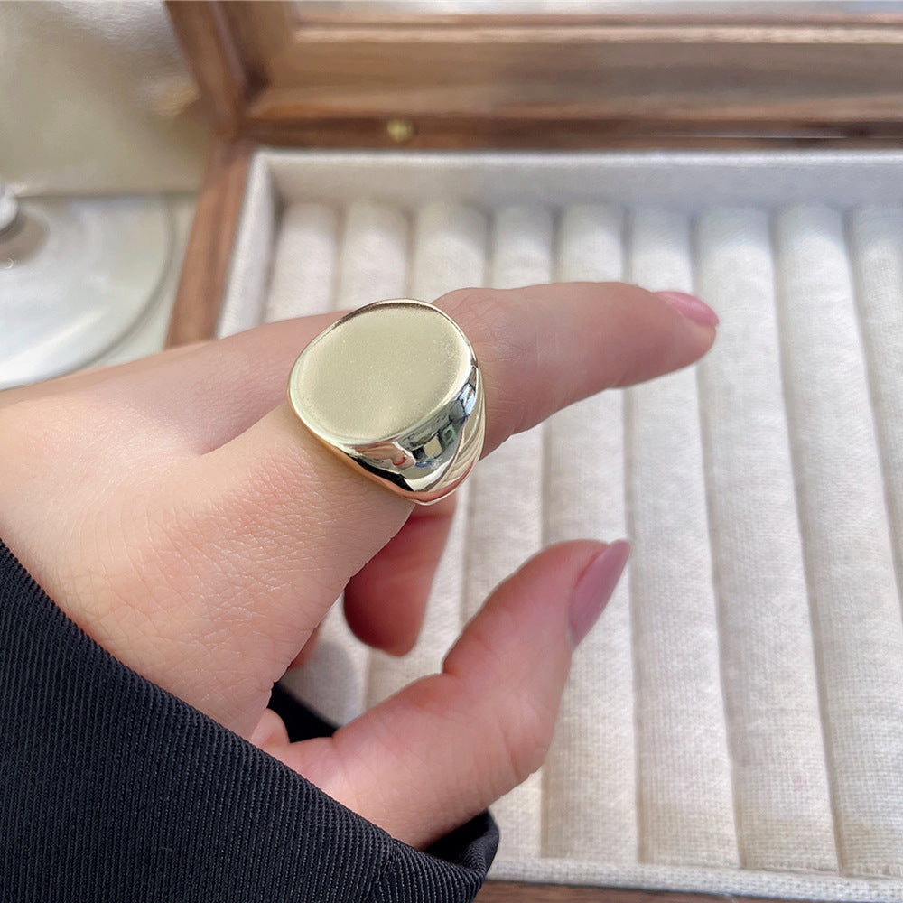 Women's Luxury Fashion Opening Zircon Adjustable Gold Rings