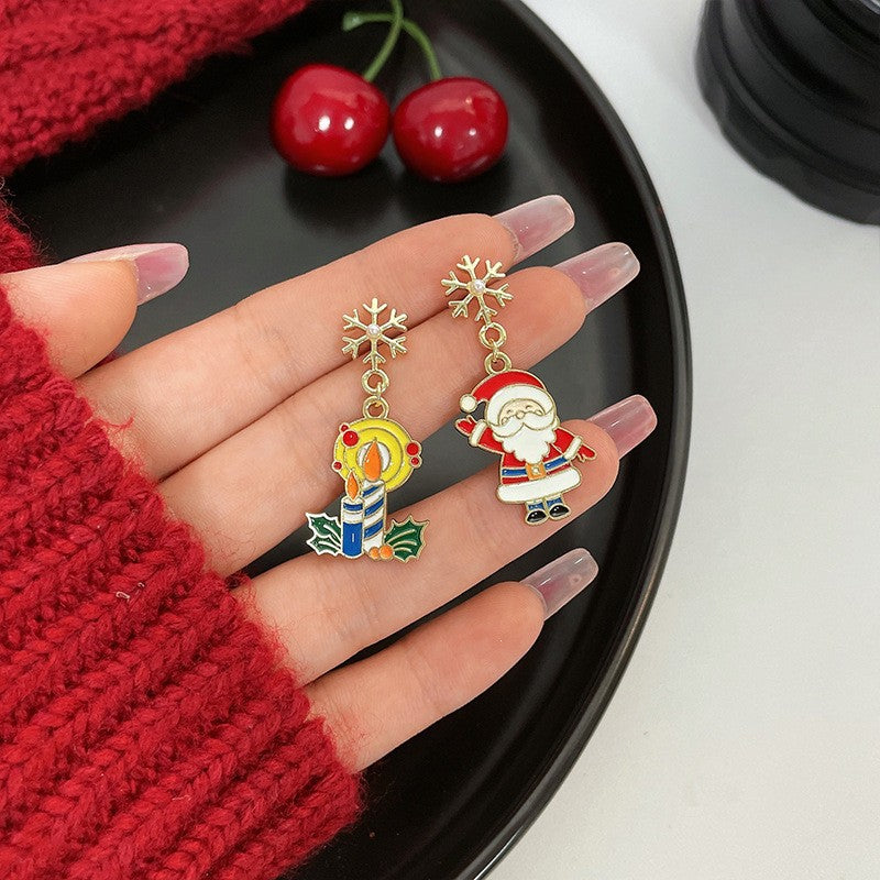 Series Cartoon Cute Holiday Design Exquisite Earrings