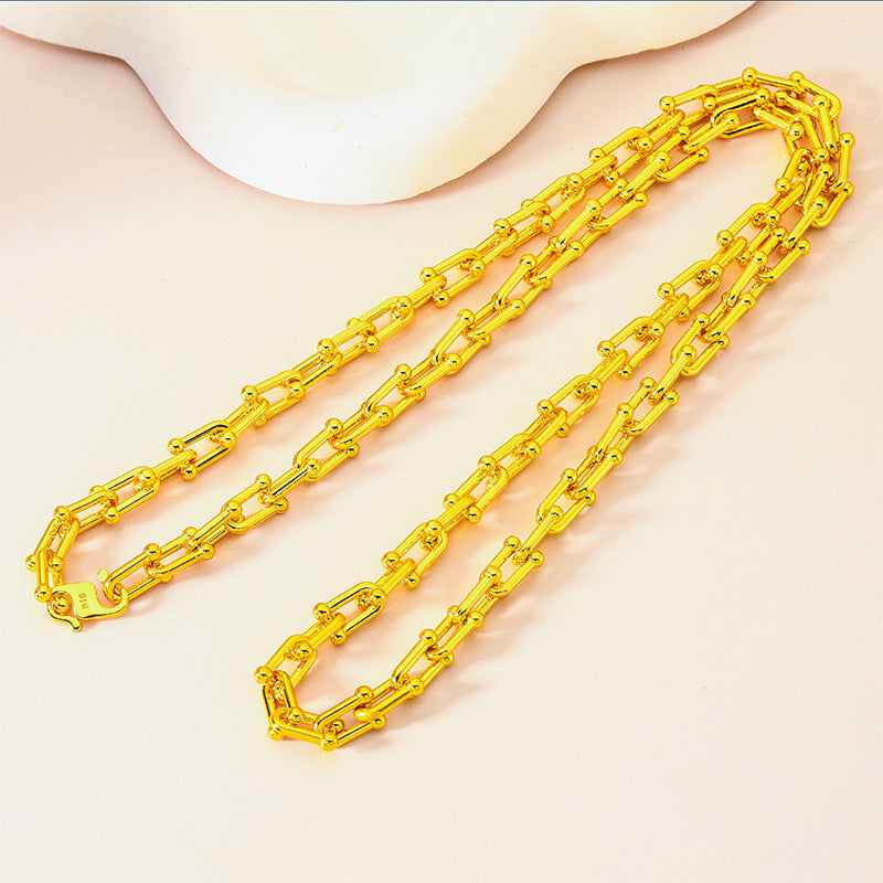 Women's Vietnam Placer Gold Fashion Bell Jewelry Set