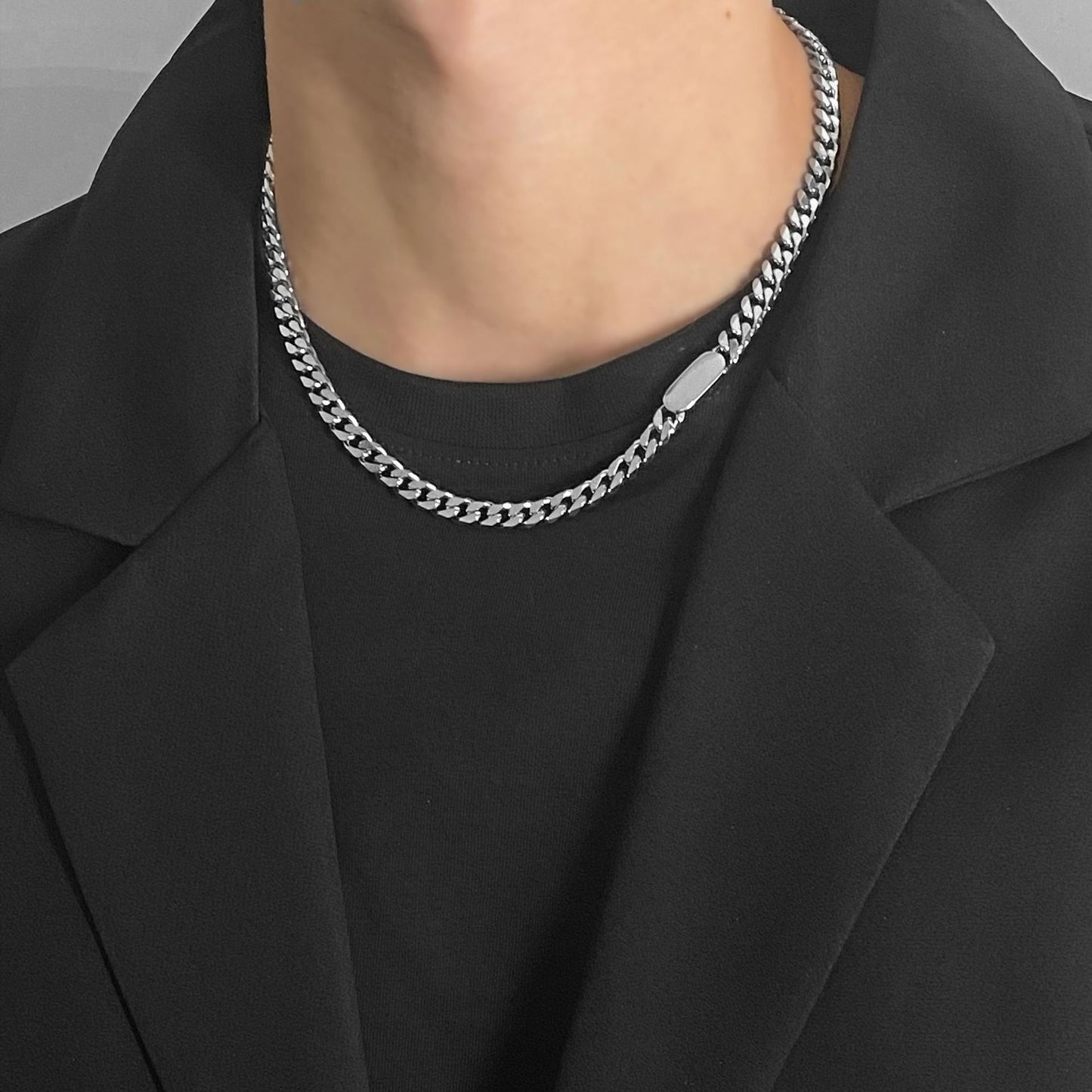 Men's Titanium Steel Ornament Niche Fashionable Simple Necklaces