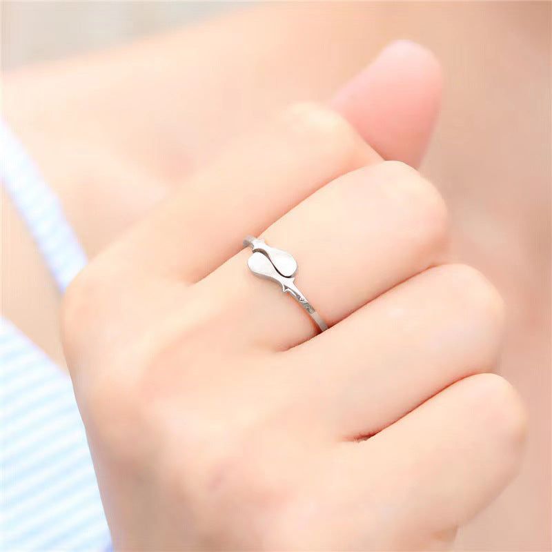 Korean Style Minimalist Creative Twee Constellation Open Rings