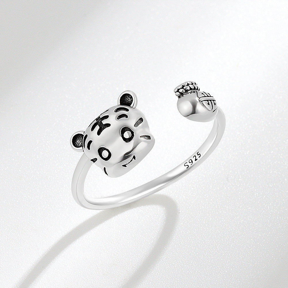 Purse Chinese Zodiac Advanced Simple Cute Rings