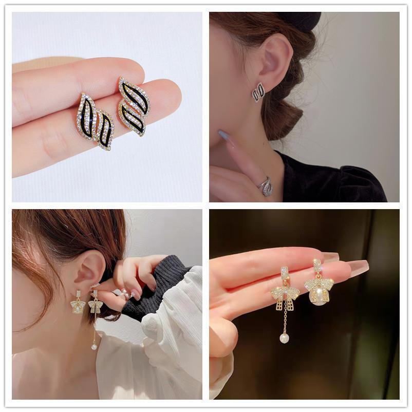 Zircon Elegant Simple Fashion Style Female Earrings