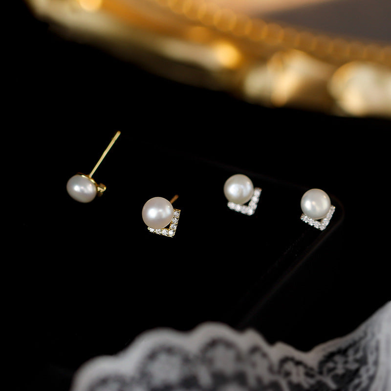 Vintage Pearl Ear Niche Design Trendy Earrings