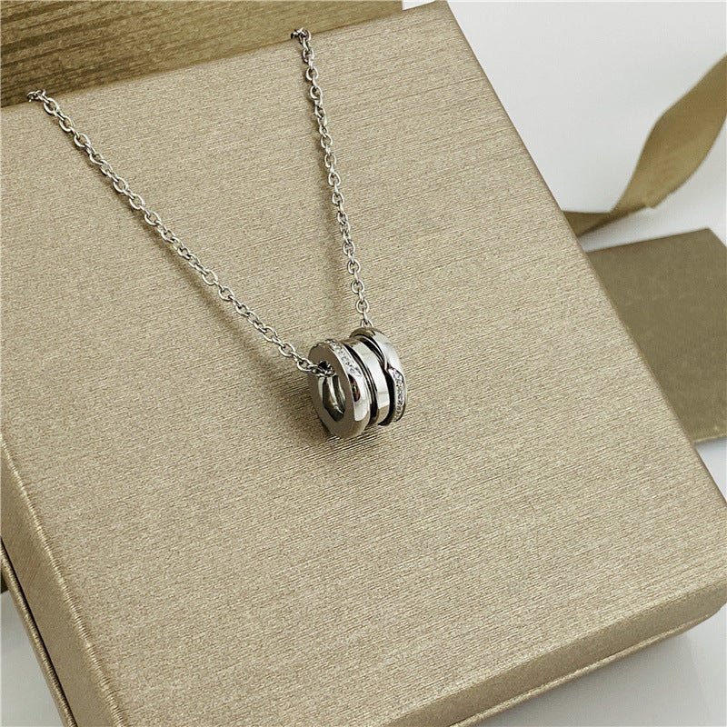 Colliers en céramique pour femmes et hommes, Version haute, plein de diamants, petite taille, printemps