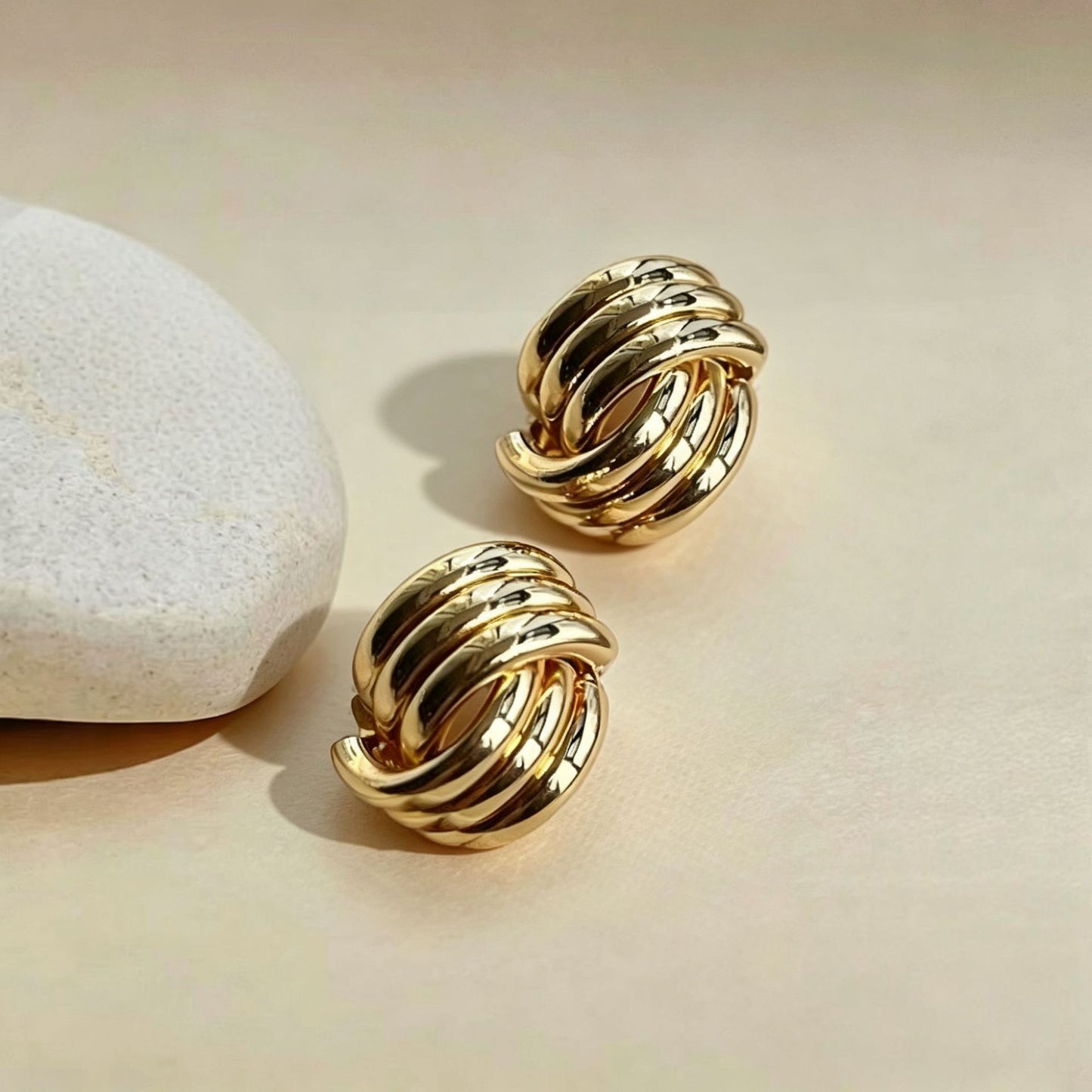 Geometric Staggered Niche Temperament Fashion Simple Metal Cold Ear Clip
