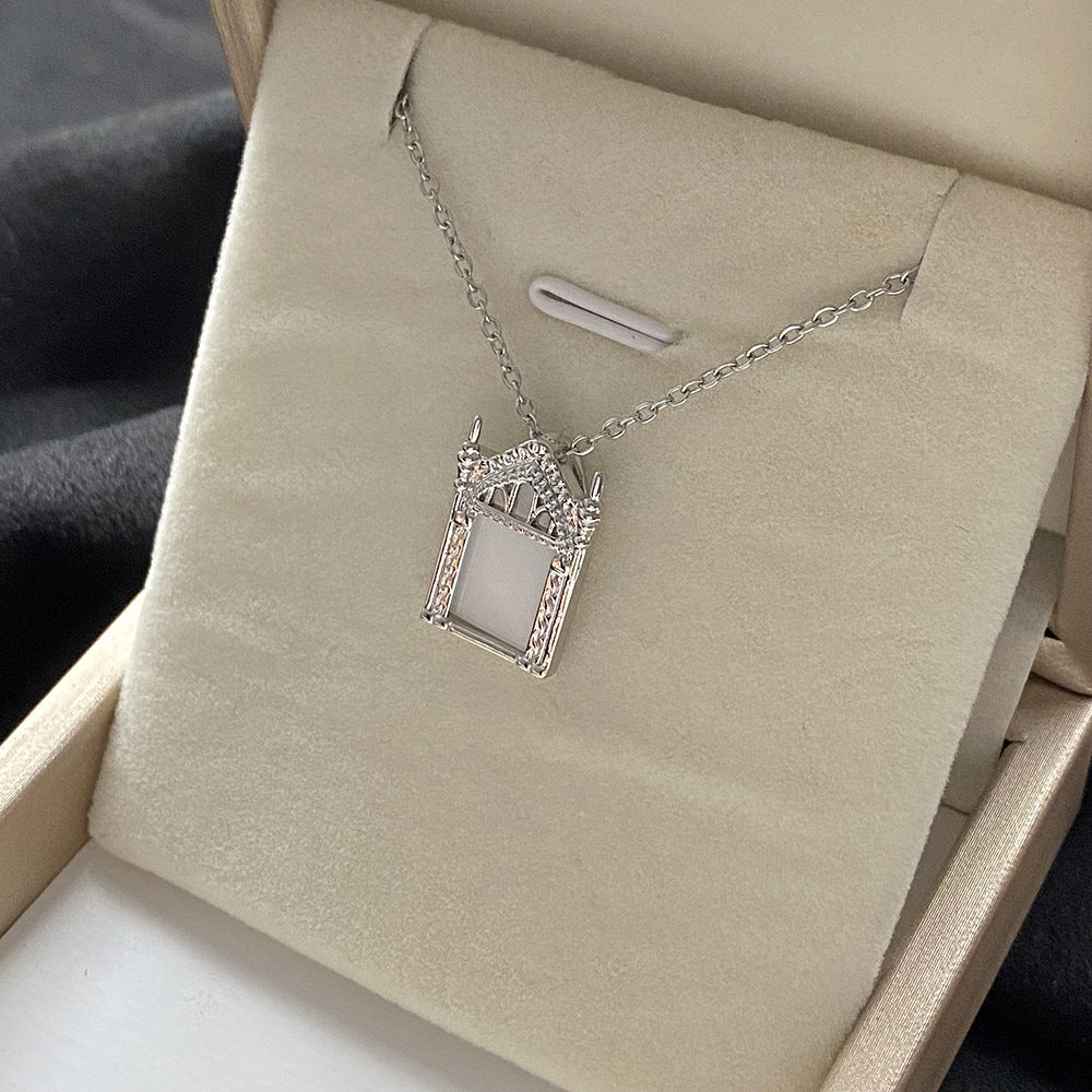 Micro Inlaid Zircon Flower Short Style Versatile Necklaces