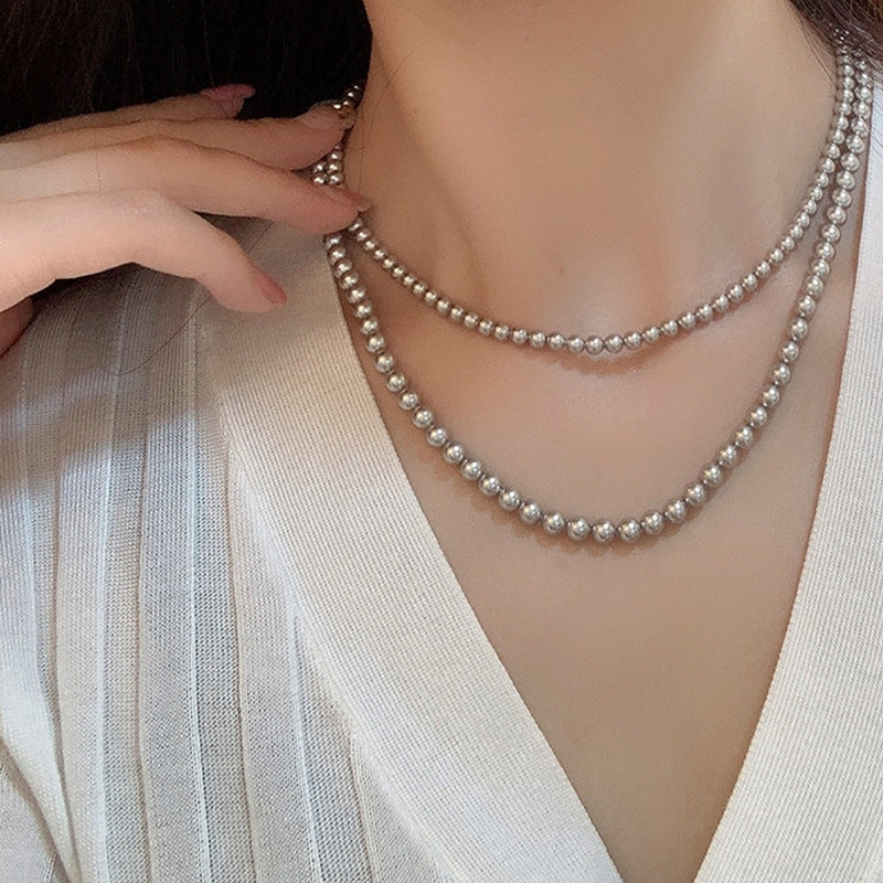 Female Light Luxury Minority High Sense Sweater Necklaces