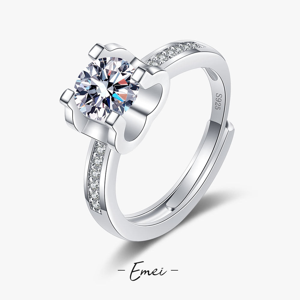 Women's Live Broadcast Moissanite Bull Head Diamond Order Rings