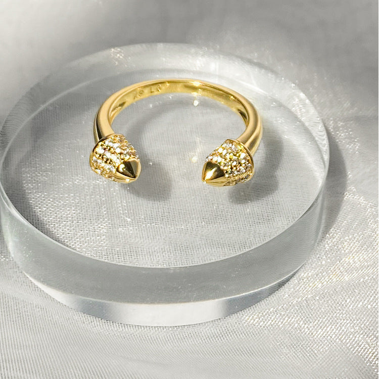 Aloofness Style Open Female Simple Personality Rings