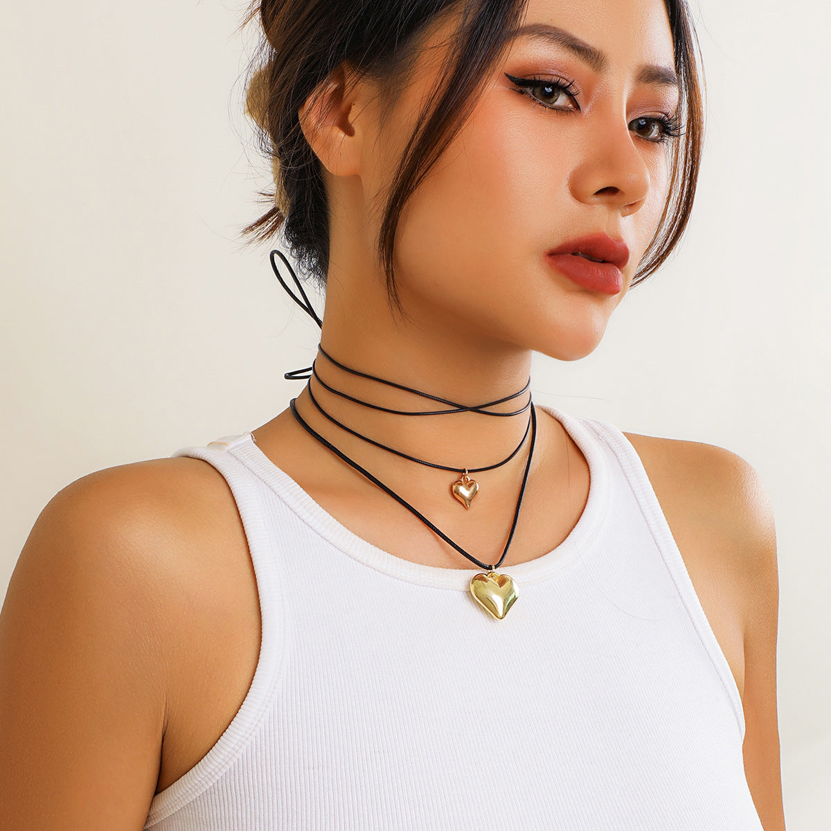 Pull Sweet Cool Punk Personality Retro Necklaces