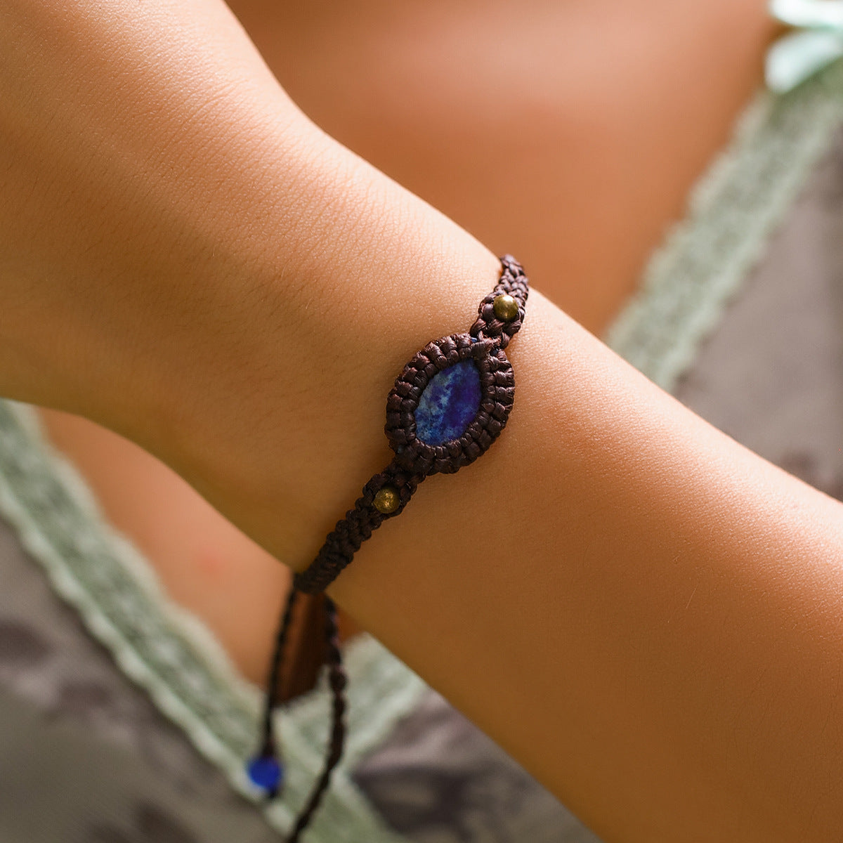 Bohemian Style Gravel Carrying Strap Vintage Bracelets