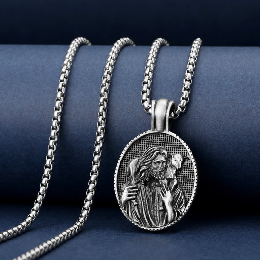 Men's Vintage Style Pendant Sweater Chain Jewelry Necklaces