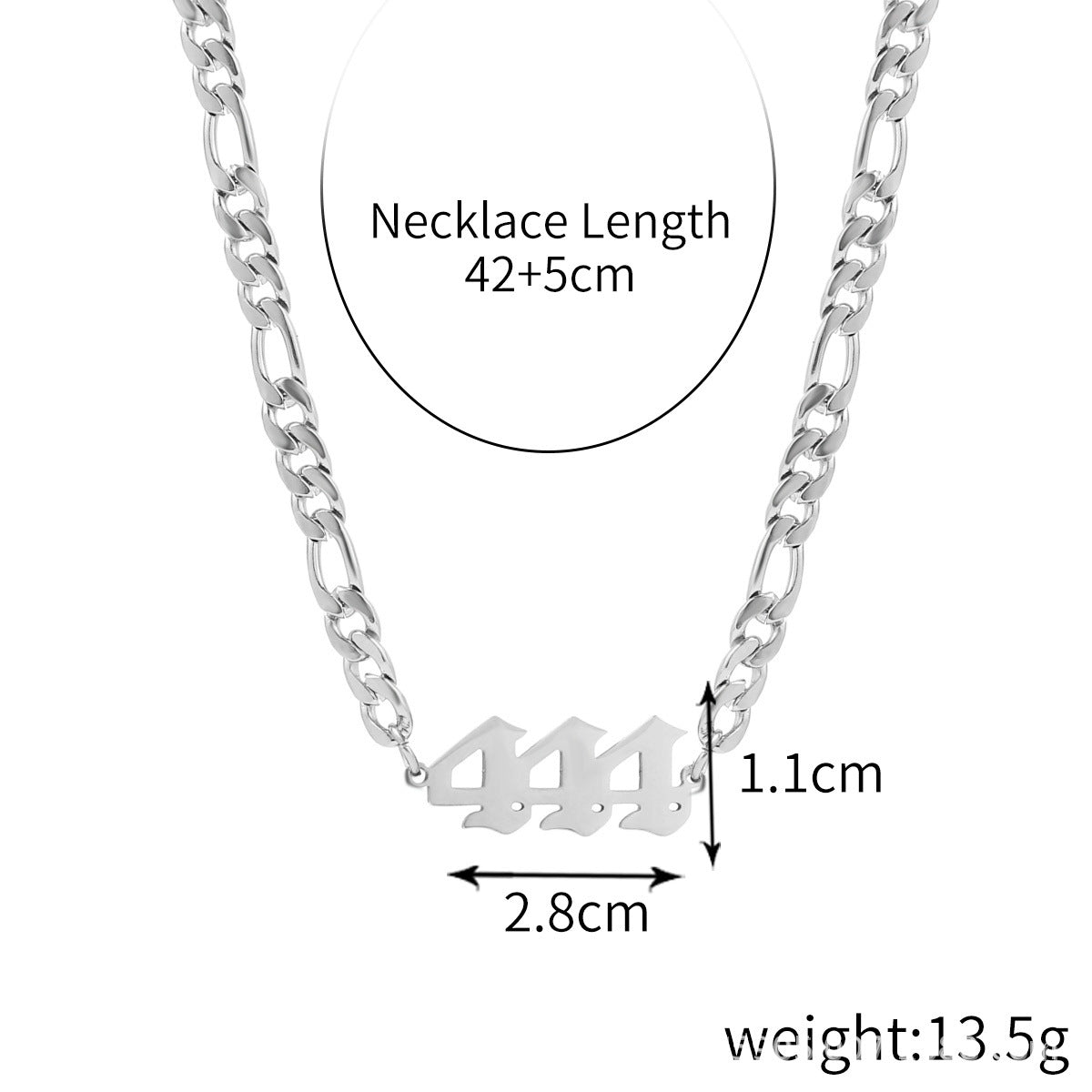 Women's Angel Digital Stainless Steel Titanium Pendant Necklaces