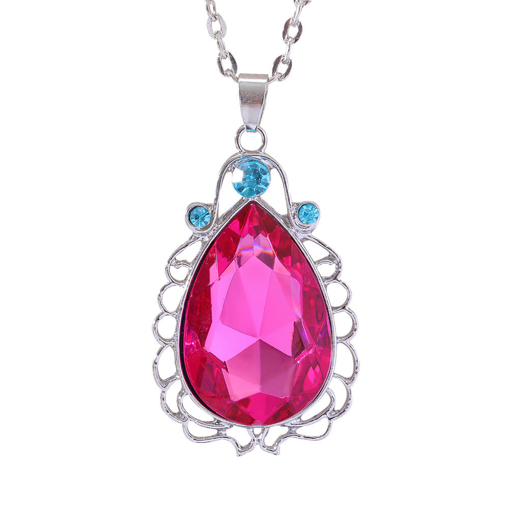 Sophia Power Stone Princess Charm Pendant Necklaces