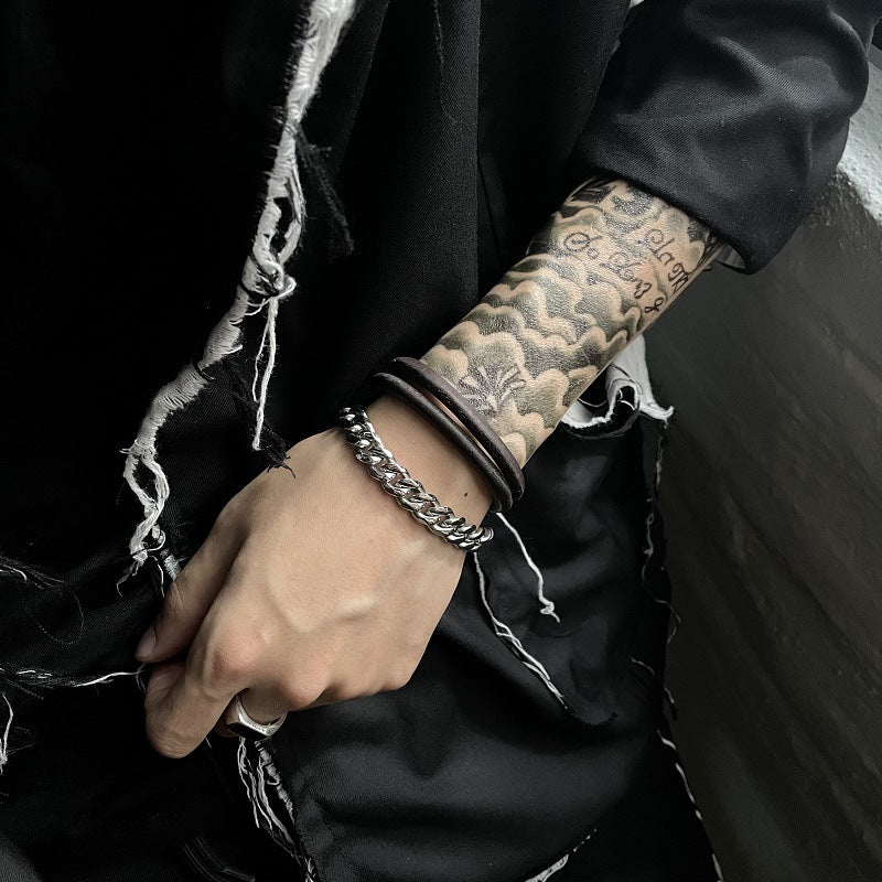 Damen & Herren Hipster Hip Hop Disco Jumping Dark High Street Cold Armbänder