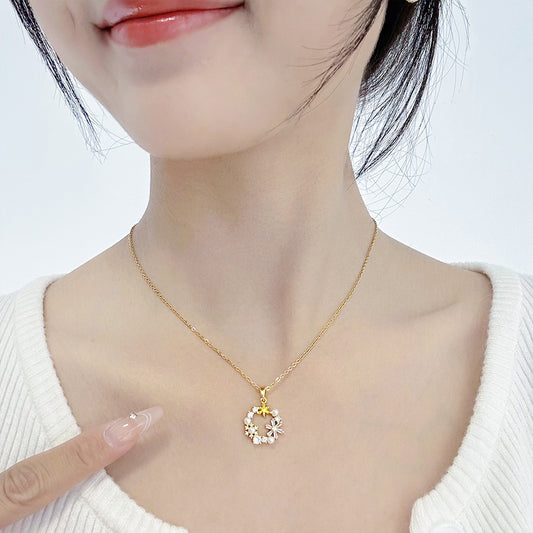 Guirlande de perles pour femmes, colliers de luxe légers de haute qualité