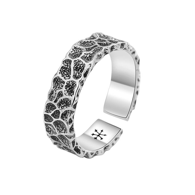 Women's & Men's & High-grade Adjustable And Single Black Rings