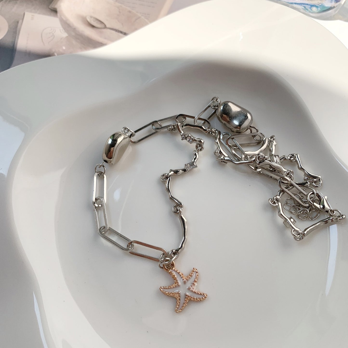 Colliers Lux d'entrée de tempérament d'étoile sous-marine fraîche pour femmes