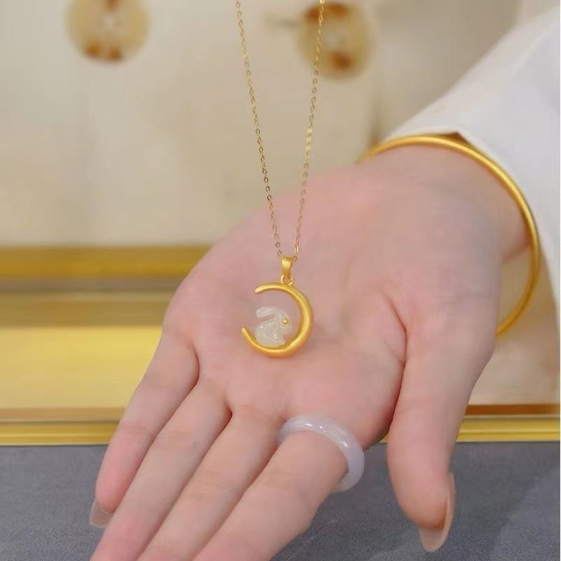 Colliers de luxe légers pour femmes, Design minoritaire, sens de la lune