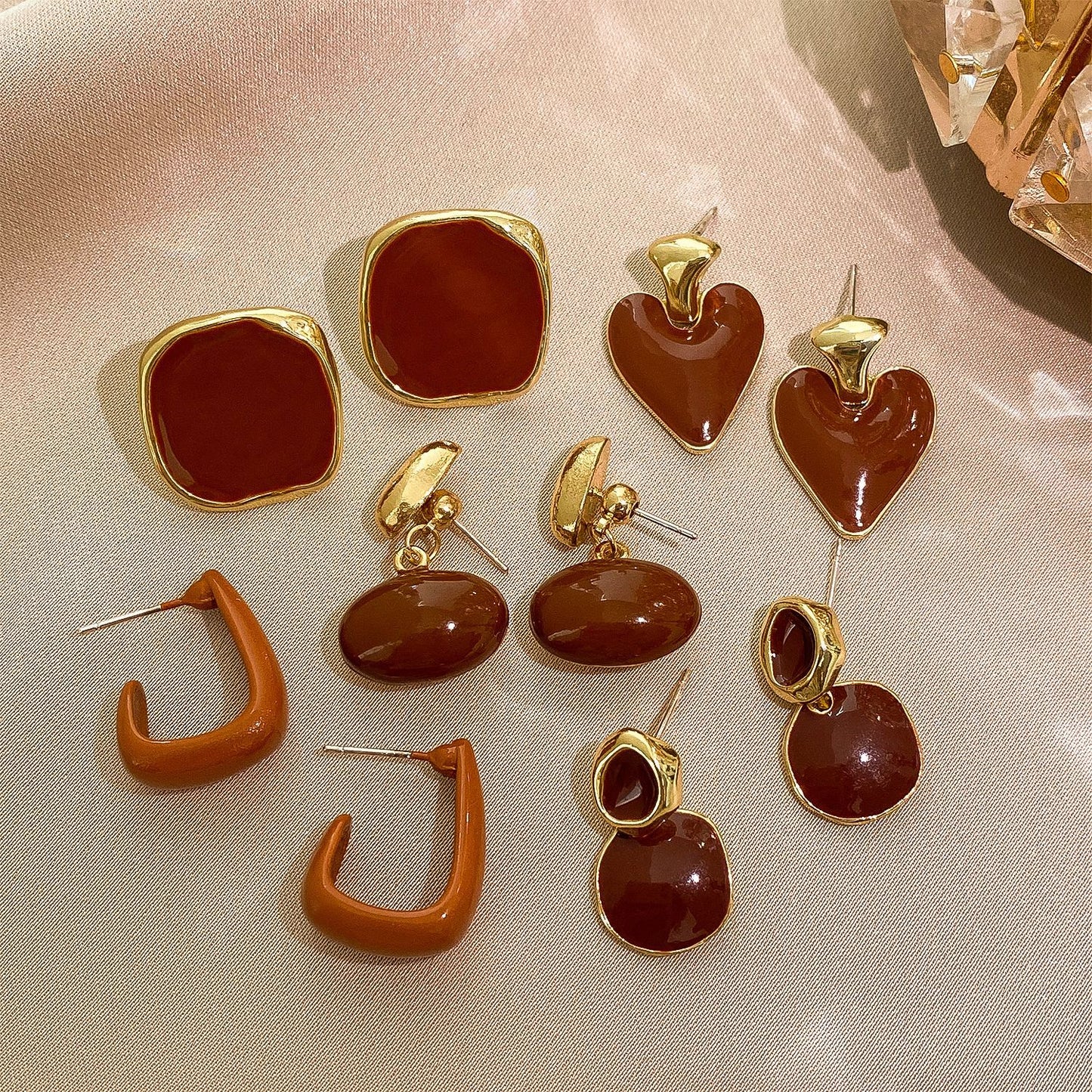 Women's Style Sier Needle Elegant High-grade Warm Earrings