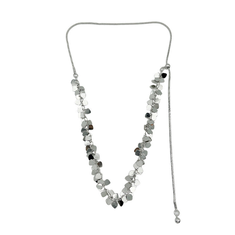 Women's Love Sequins Drawable For Trendy Design Necklaces