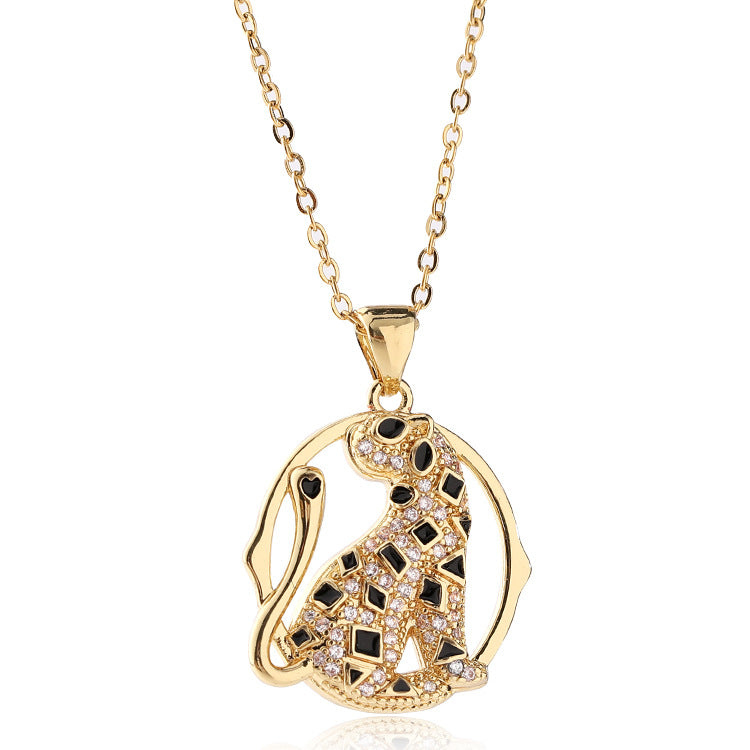 Women's Micro Inlaid Zircon Personalized Hip Hop Necklaces