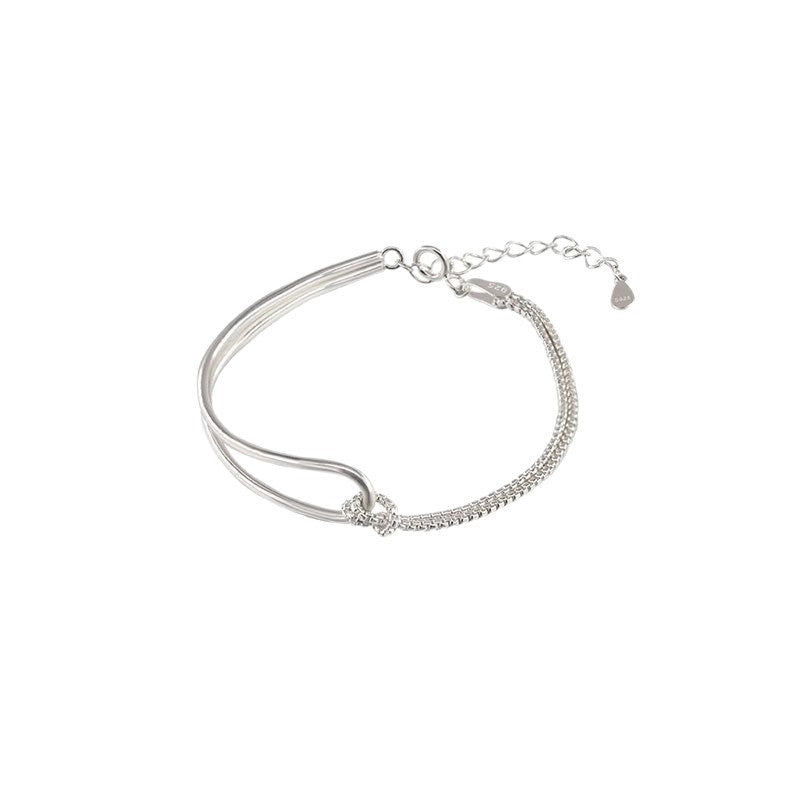 Half Geometric Arc Lines Personality Stitching Bracelets