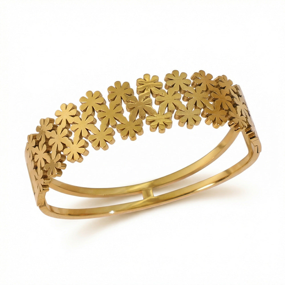 Steel Female Niche Design Light Luxury Stainless High Sense Elegant Bracelet
