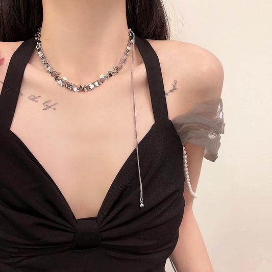 Women's Love Sequins Drawable For Trendy Design Necklaces