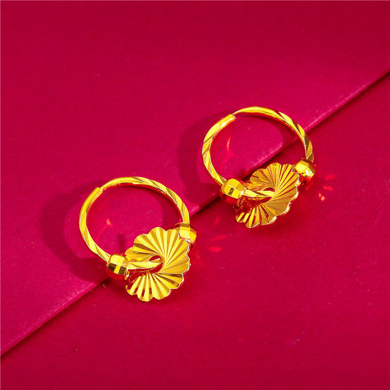 Women's Leaf-shaped Ear Maple Leaf Decorative Design For Rings
