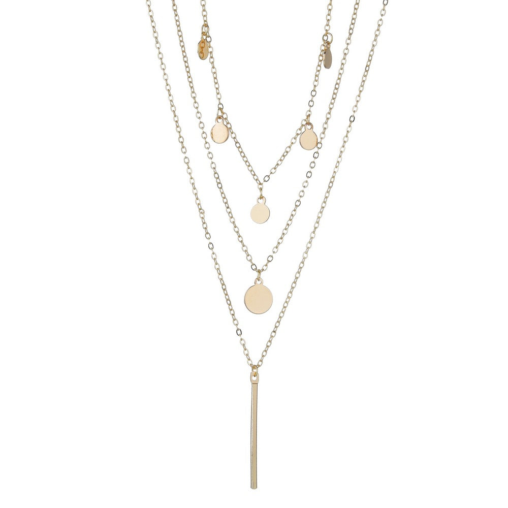 Women's Slice Personalized Tassel Long Pendant Fashion Necklaces