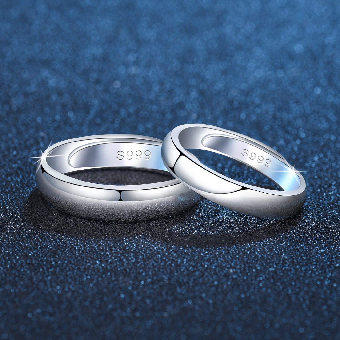 Damen & Herren & Style Simple Love Wedding Lovers Ringe