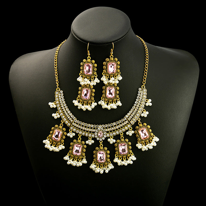 Chaîne de clavicule de style bohème, colliers exagérés et personnalisés