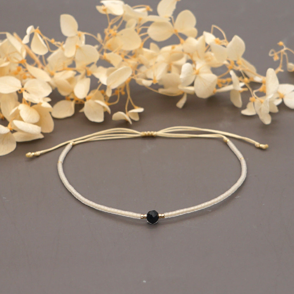 Women's Style Bead Stone Colorful Beaded Lucky Bracelets