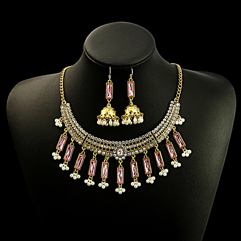 Chaîne de clavicule de style bohème, colliers exagérés et personnalisés