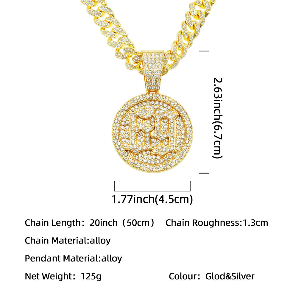 Pendant Cuban Link Chain Nightclub Street Necklaces
