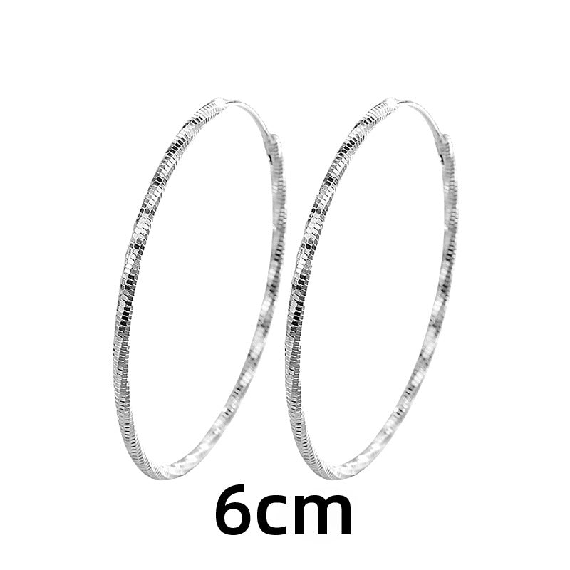 Flash Starry Sky Clip Style Classy Face Ear Buckle
